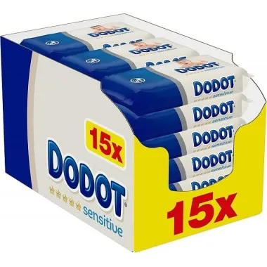 Dodot Sensitive unscented Dodot wipes