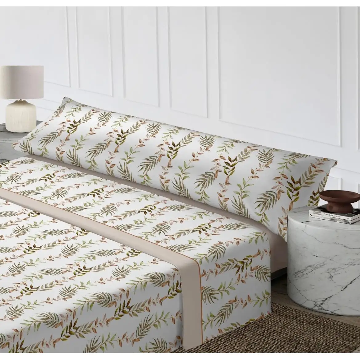 Juego de sábanas ligero, suave, fresco. Juego de Cama 100% Microfibra tacto Satén. Cama de 90,105,135. Primavera, Verano. Dormitorio Elegante, Alegre, Colorido