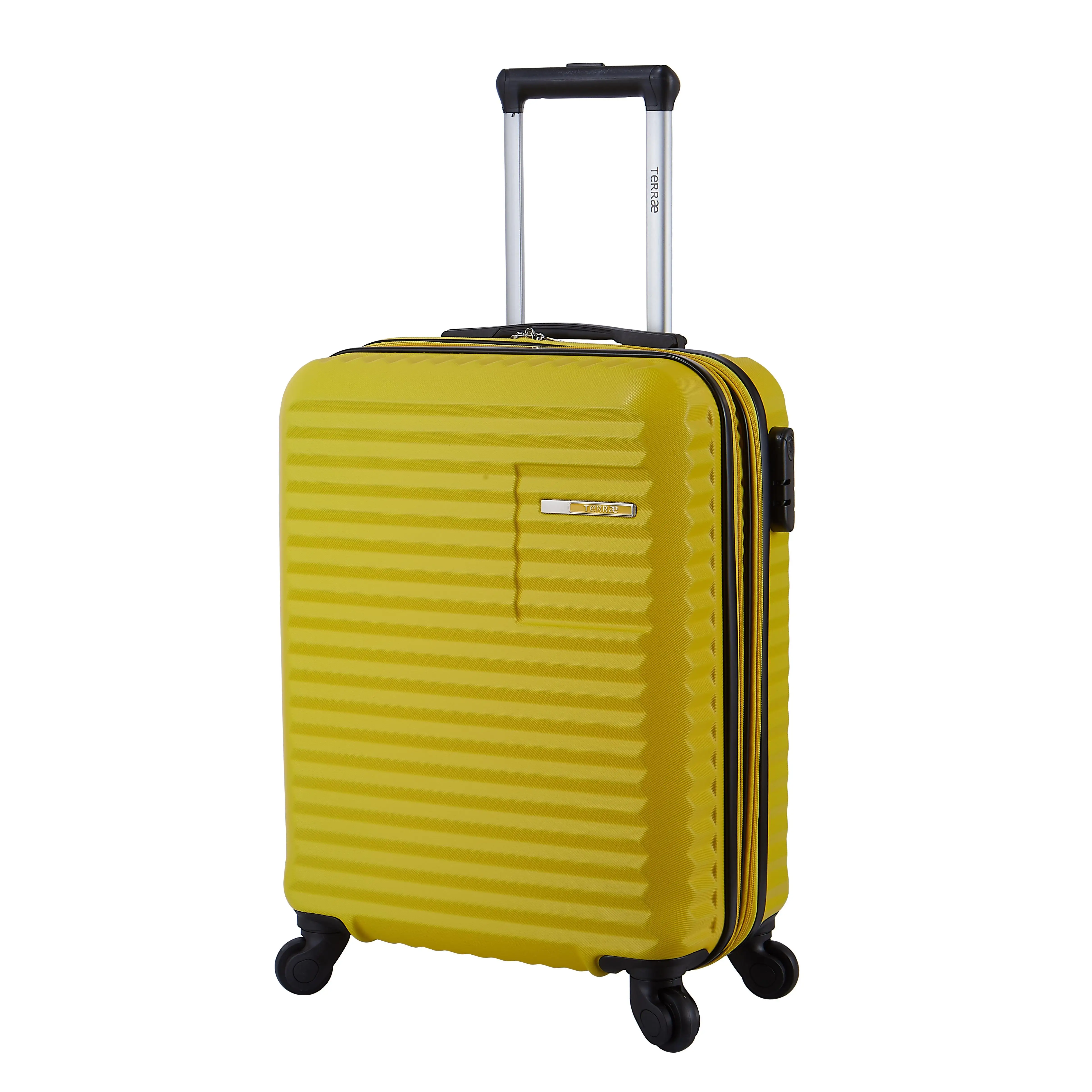 Extendable Terrae Yellow cabin suitcase 40x55cm. Special official product gifts for everyone