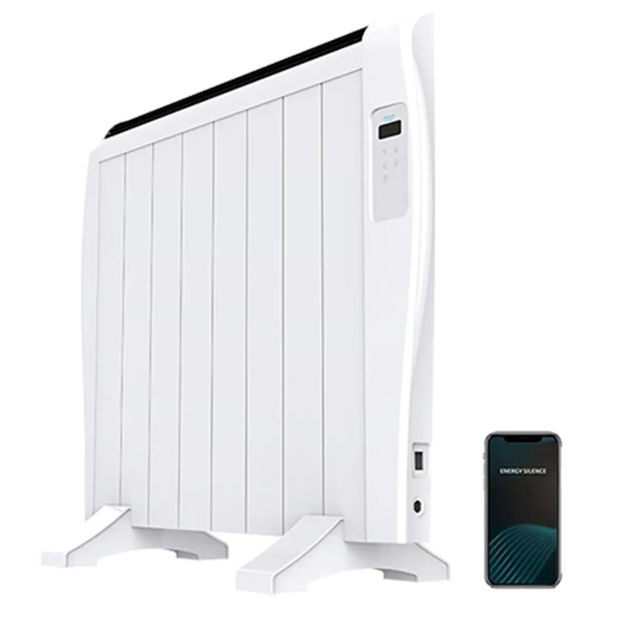 Emisor térmico Ready Warm 1800 Thermal Connected Cecotec 1200W control Wifi vía Smartphone blanco