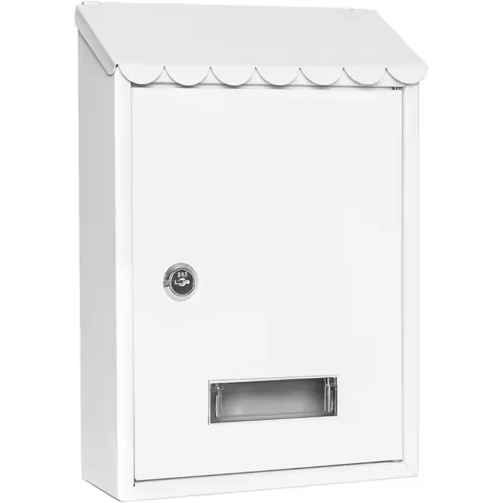 Ud - metal wall mailbox with lock and keys – waterproof, large capacity, easy installation |   3 colors (30x21.7x7 cm)