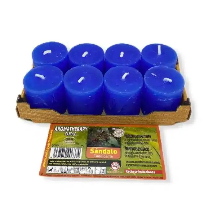 Vadeincienso - Pack of 16 Assorted Scented Candles, Natural Wax, includes fragrances like rosemary, lavender, sandalwood, and cinnamon, ideal for decoration and relaxation, shipped from Spain within 24-48 hours. #3