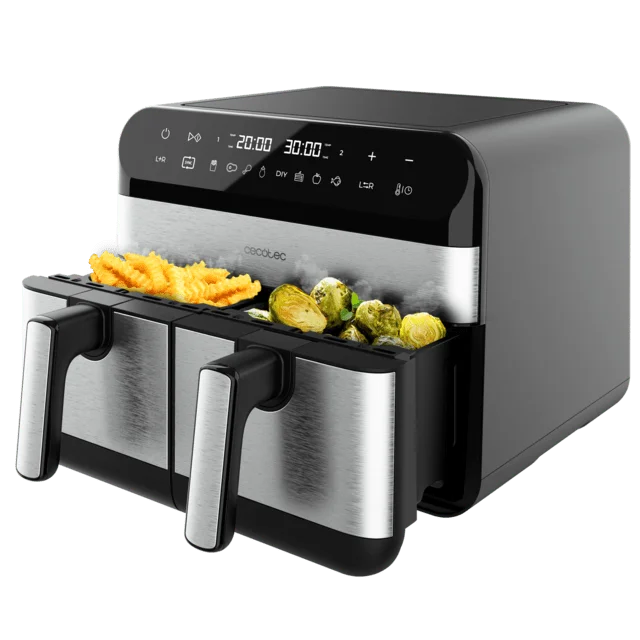 CECOTEC oil-free fryer 03489 CECOFRY ADVANCE 9000 INOX 9L (4,5 + 4,5L)