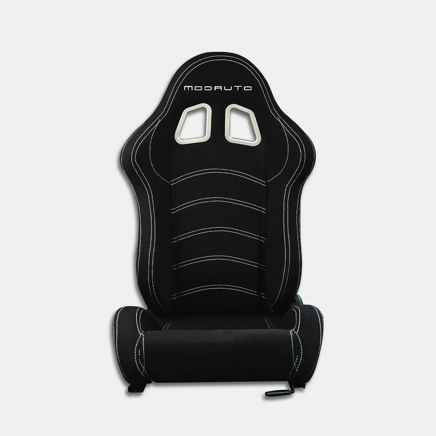MIAUTO Asiento Deportivo Coche,Semibaquet Ajustable,de Tela,Adaptable para Coches,Ríeles incluidos,Conductor y Pasajero,para Coche y Simulador de Conducción