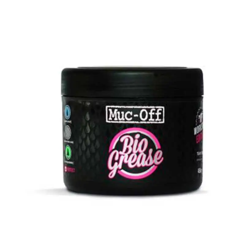 MUC-OFF | Grasa Bio 450grs - Diseñado específicamente para el uso de bicicletas, Muc-Off Bio Grease posee una fórmula única que previene la corrosión y el ingreso de agua para que los componentes de