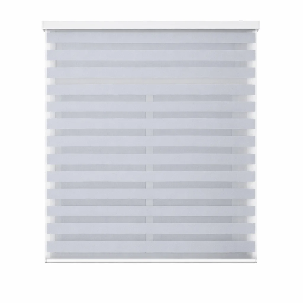 Estor Noche y Día Enrollable, Cortina Enrollable Tejido 100% Poliéster con Caja Superior Decorativa, Regulación de Luz y Privacidad, Fácil Instalación, Disponible en varios medidas y colores.