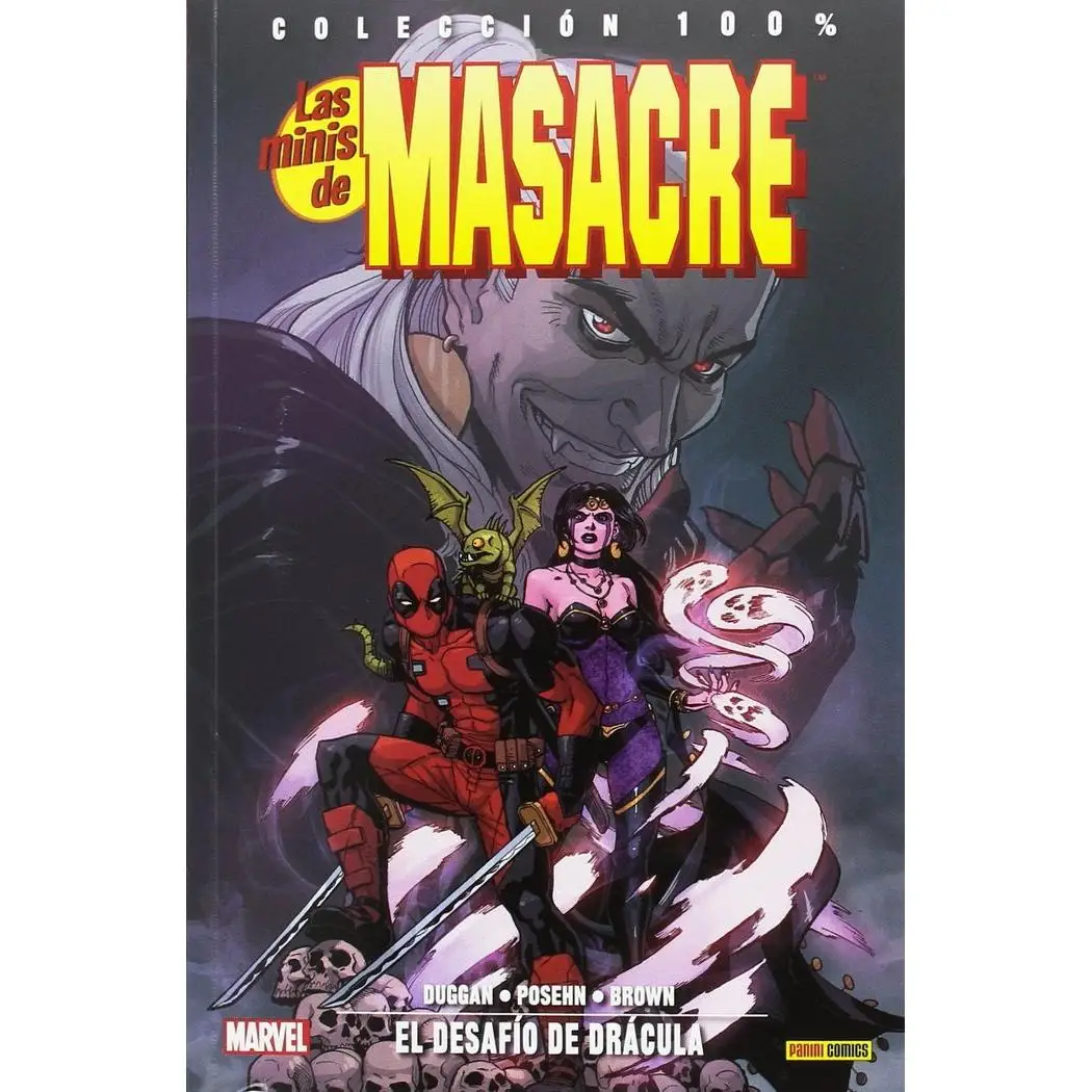 Libro LAS MINIS DE MASACRE 7 EL DESAFIO DE DRACULA Editorial PANINI COMICS