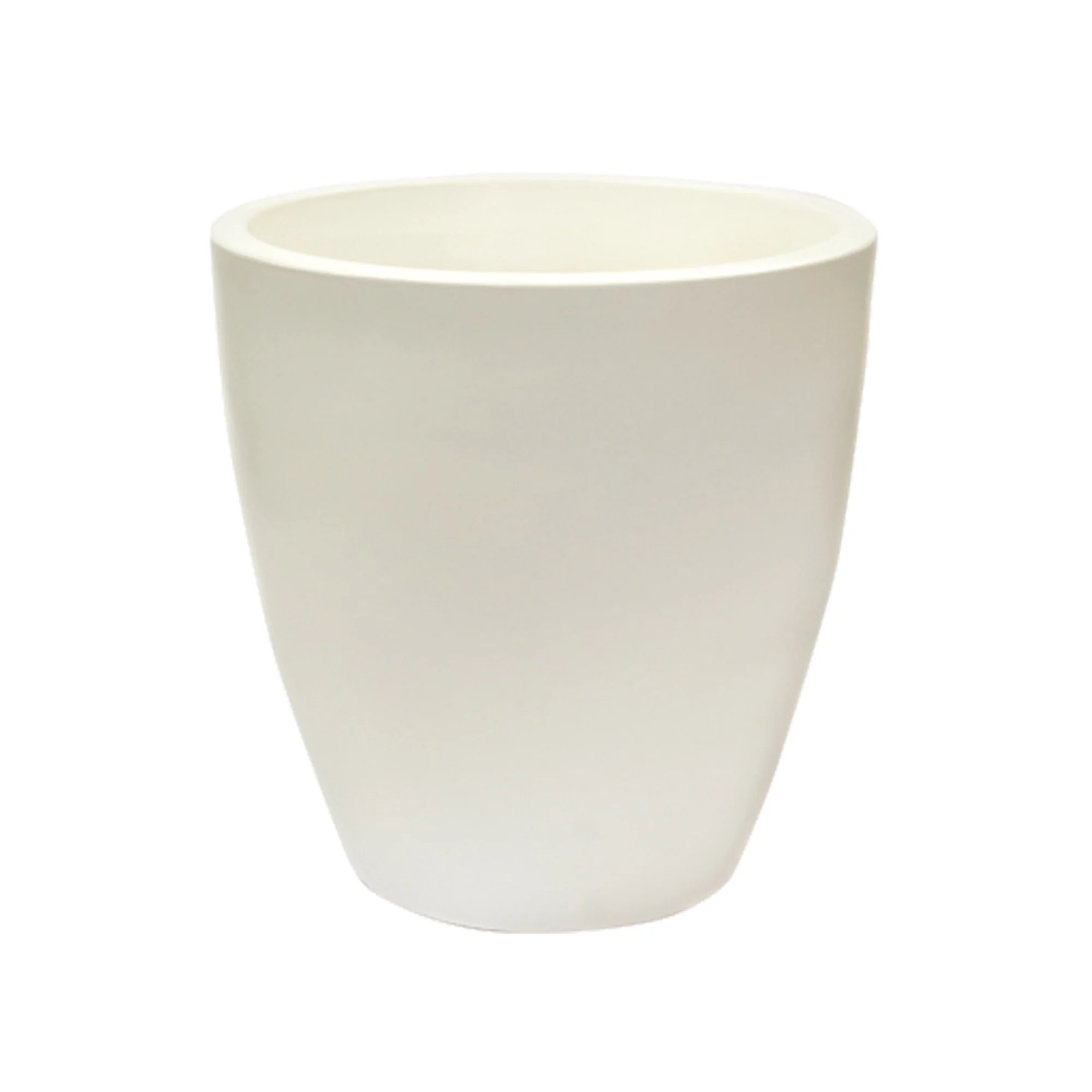 Wellhome Maceta Accord 30cm Blanco - Polietileno Lineal - Fácil Limpieza - Resistente a Impactos
