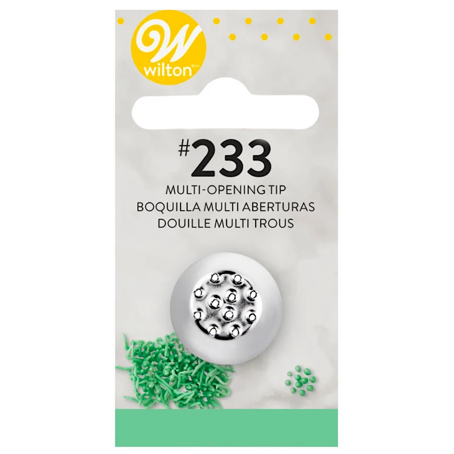 Glotomania mouthpiece # 0233 wilton - multi openings, dishwasher, suitable for standard pastry bags