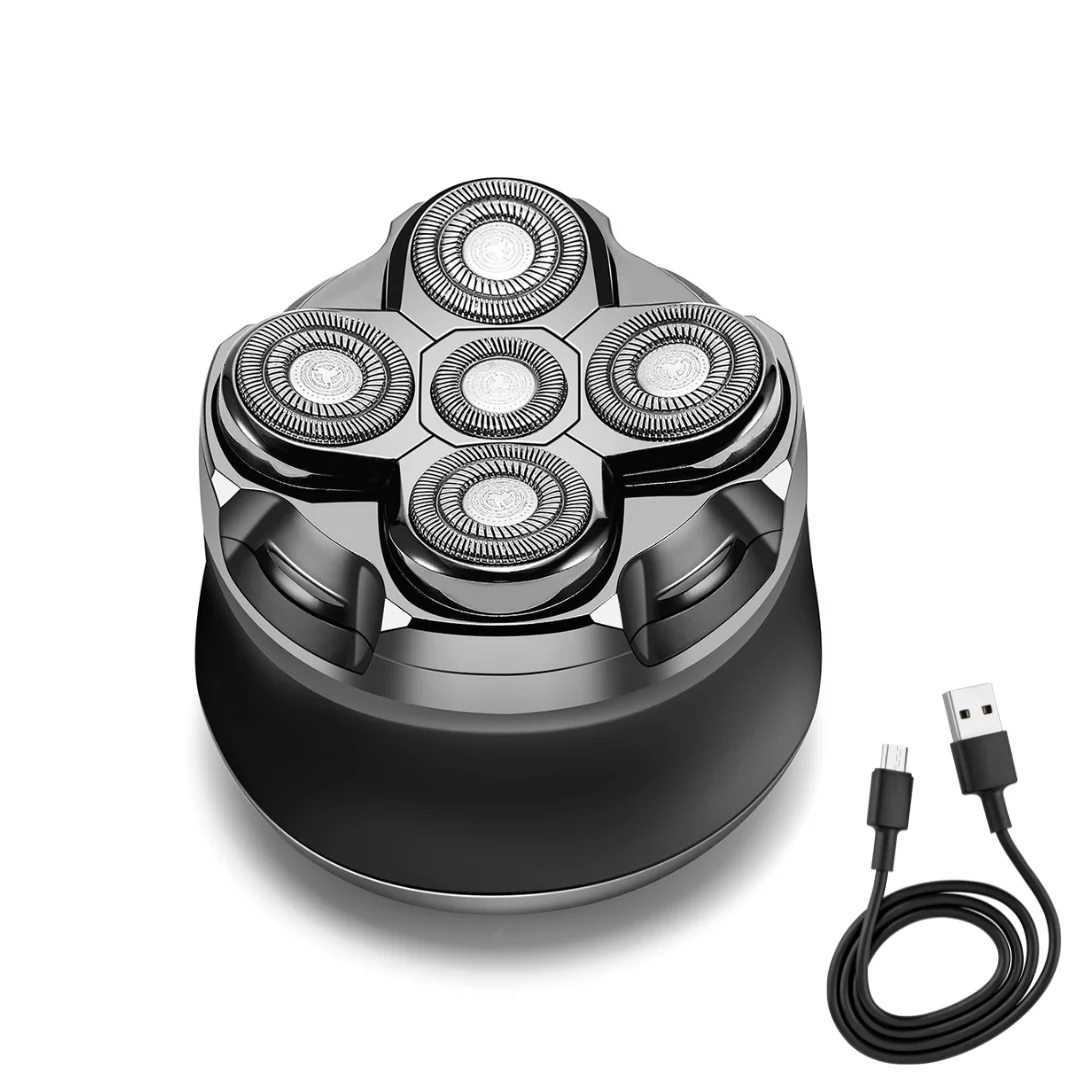 MAXILISSE HEAD SHAVER Afeitadora cabeza y rostro, Maquina afeitar cabeza, Recargable, Cabezales flotantes, Industex