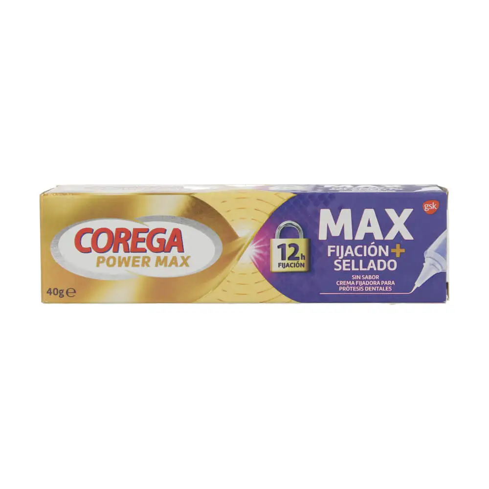 Corega power max flavorless adhesive cream 40 grams