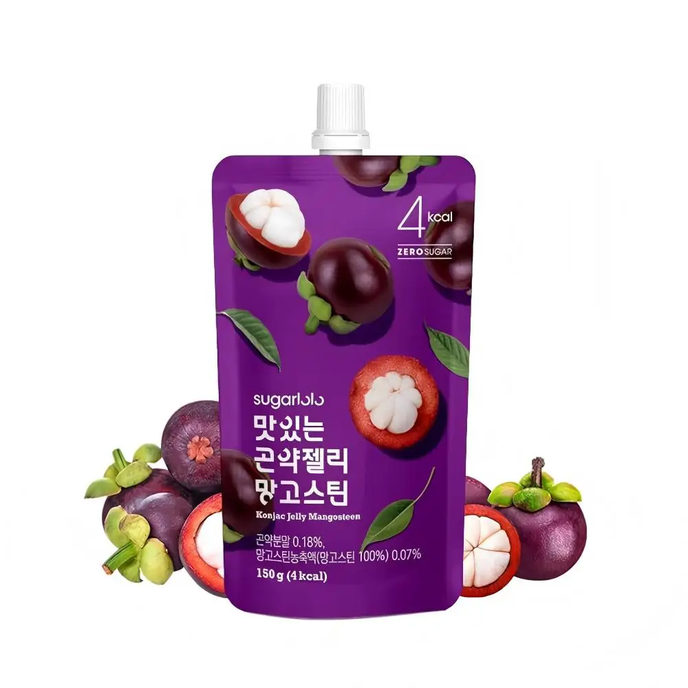 Konjac Jelly de Mangostán Sugarlolo 150G – Gelatina Coreana Baja en Calorías y Rica en Fibra | Snack Saludable, Refrescante y Sin Azúcar