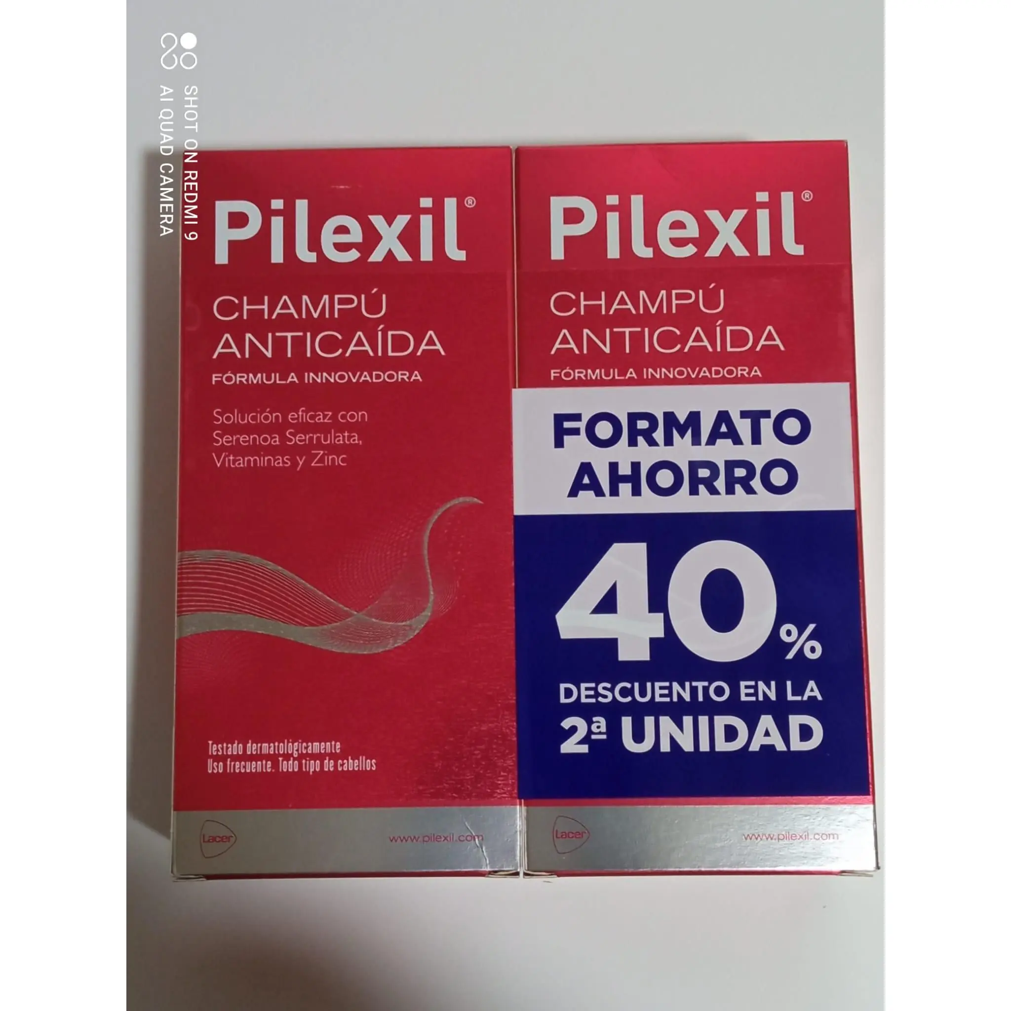 Pilexil Champu Anticaida Fórmula Innovadora 2X500ml