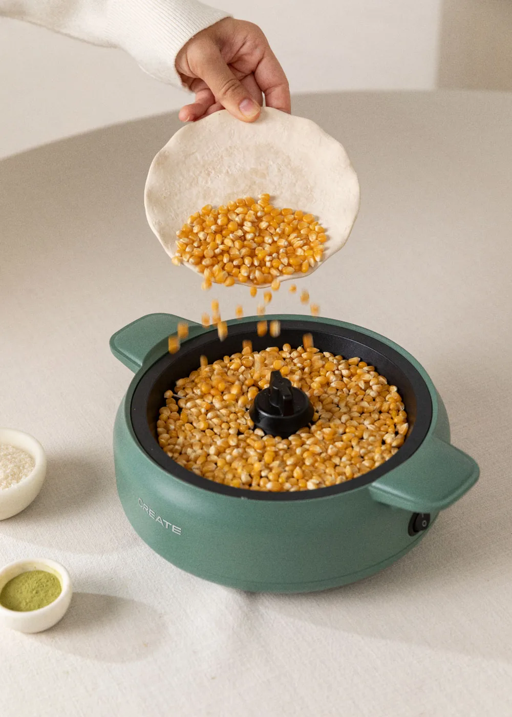 Máquina CREATE POPCORN com melter de manteiga-POPCORN MAKER STUDIO