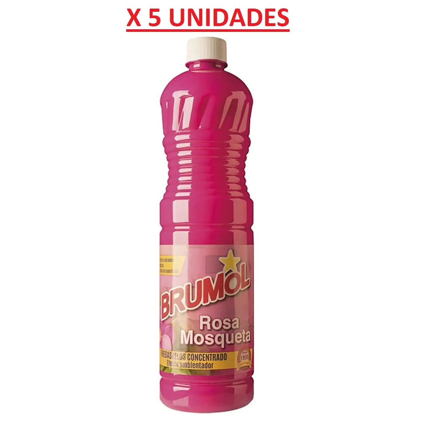 Brumol Fregasuelos Rosa Mosqueta 1 Litro PACK 5 UNIDADES