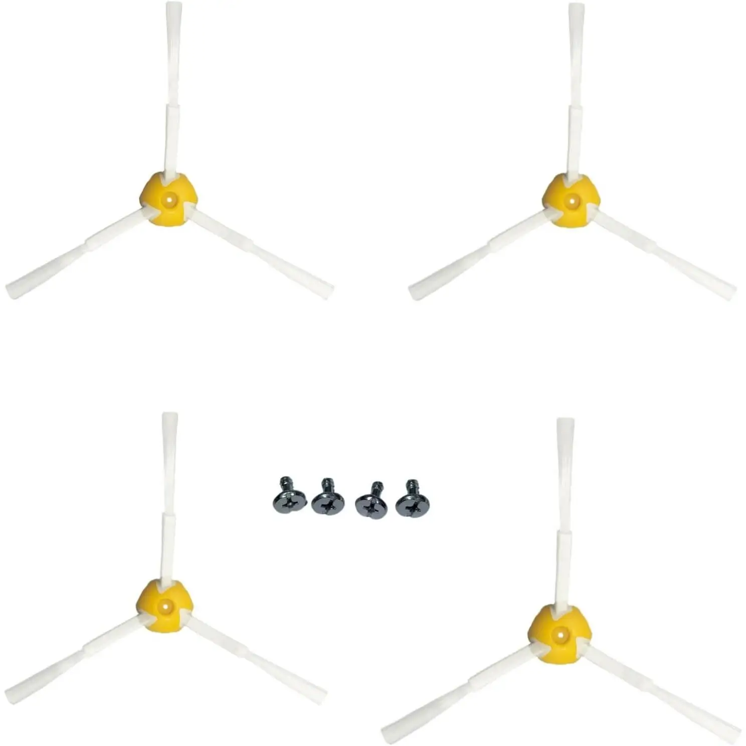 MultiAccesorios Pack de 4 Cepillos Laterales