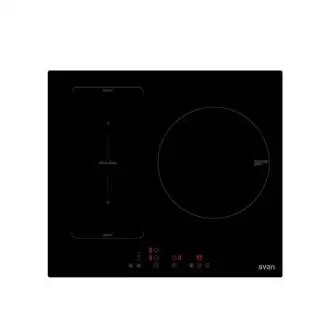 Svan sifz3600 induction hob 6600w 3 burners flexizone double black 59 cm