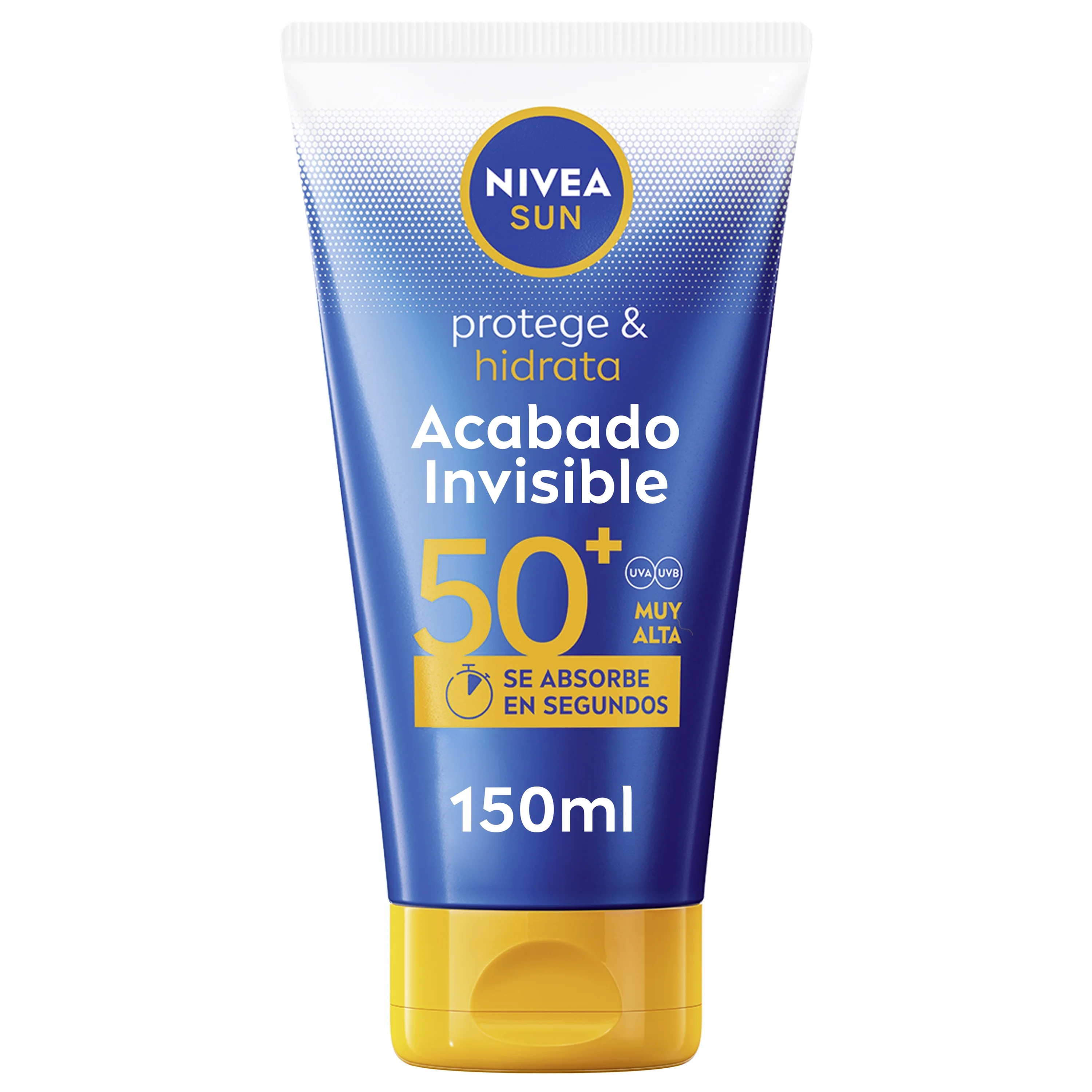 NIVEA SUN Protege & Hidrata Loción Solar Acabado Invisible SPF50+ 150ml