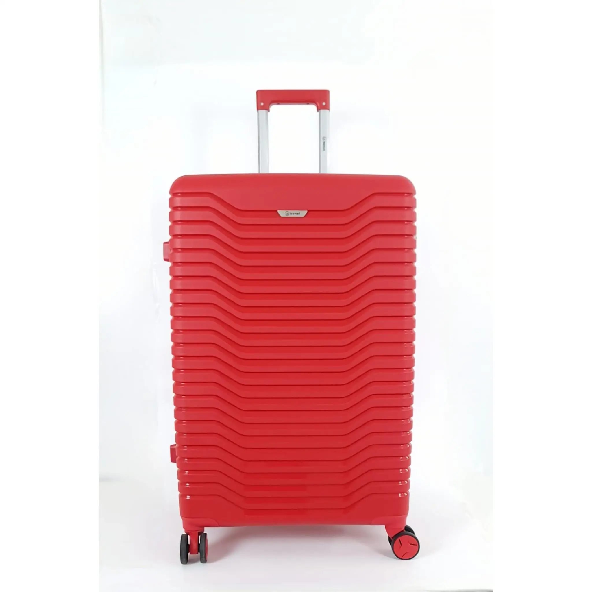 Maleta barata de Viaje Grande Benzi BZ5820 de polipropileno Azul Navy 75 x 50 x 27 muy ligera 4 kg. 4 ruedas dobles giratorias 360º. Cerradura de combinación . Excelente relación calidad-precio. (Color Rojo)