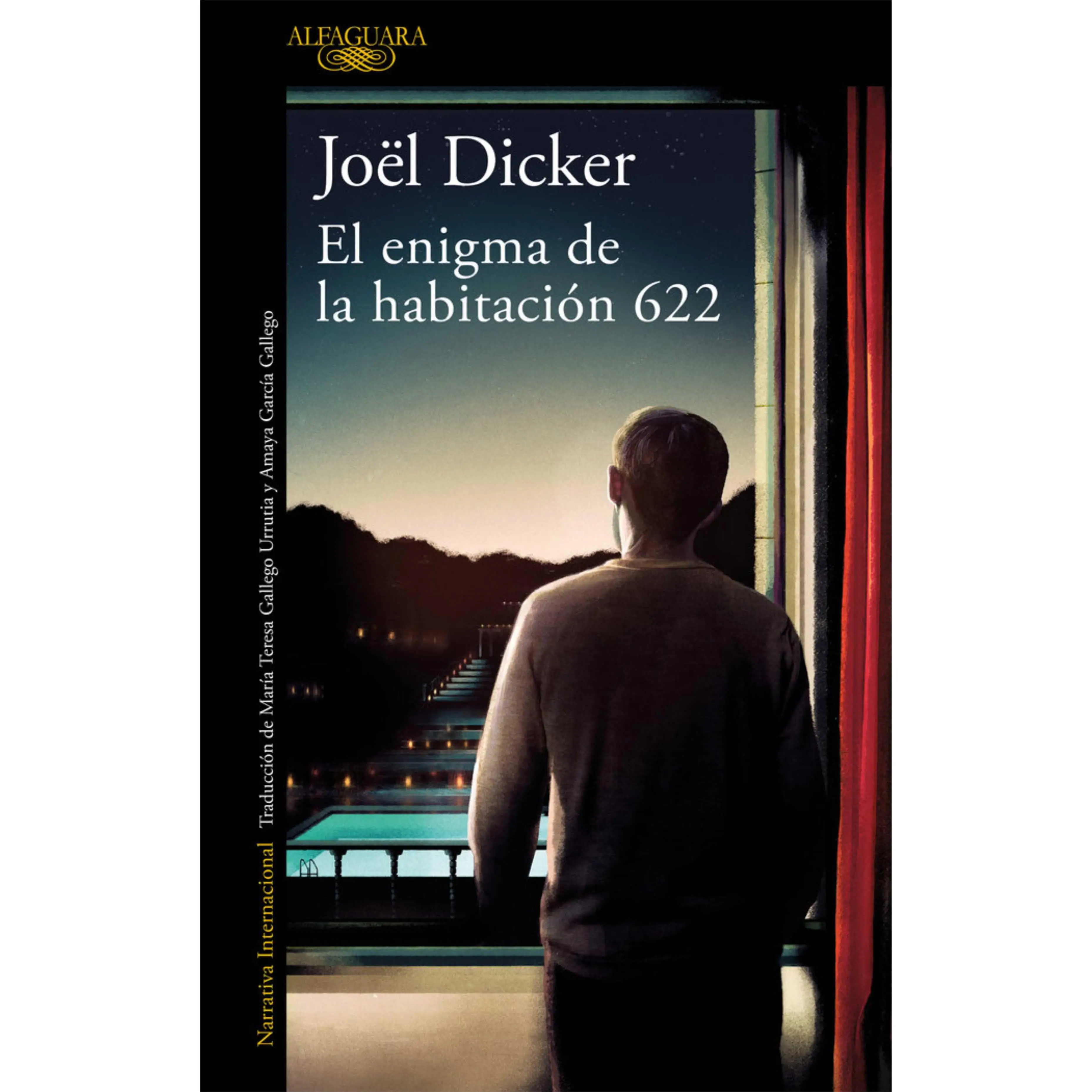 Book, The ENIGMA of the 622 room, by JOëL DICKER, ALFAGUARA publishing house, modern and contemporary fiction