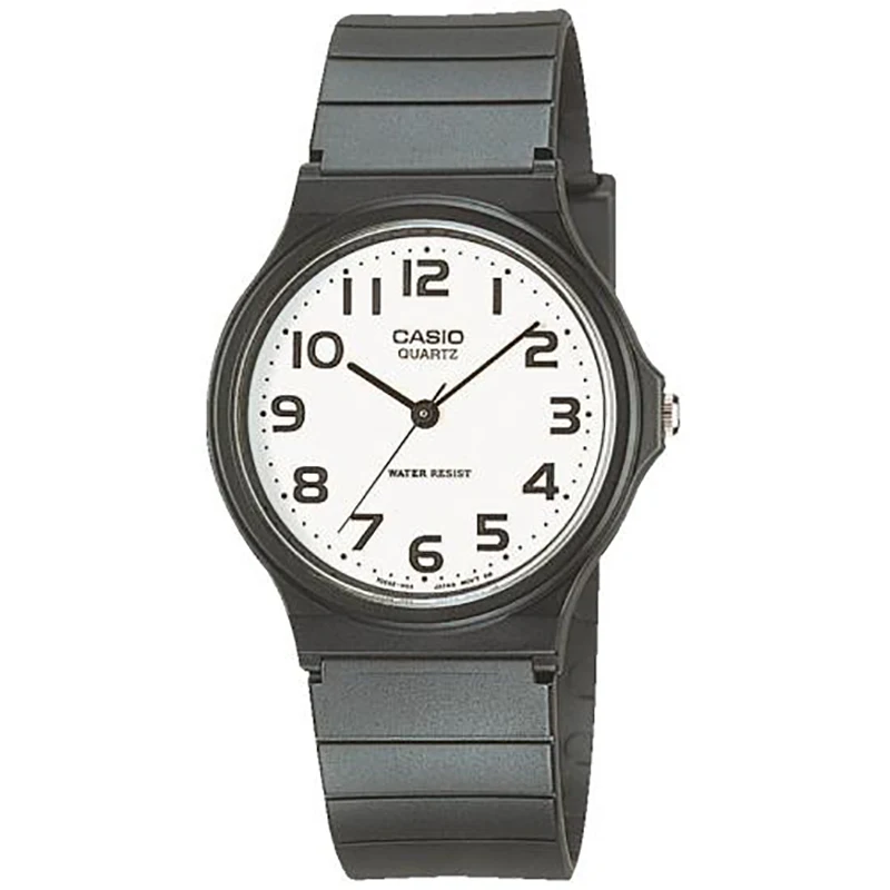 Casio MQ-24-7B2LEG Reloj Analógico Negro Unisex de Resina Resistente Al Agua