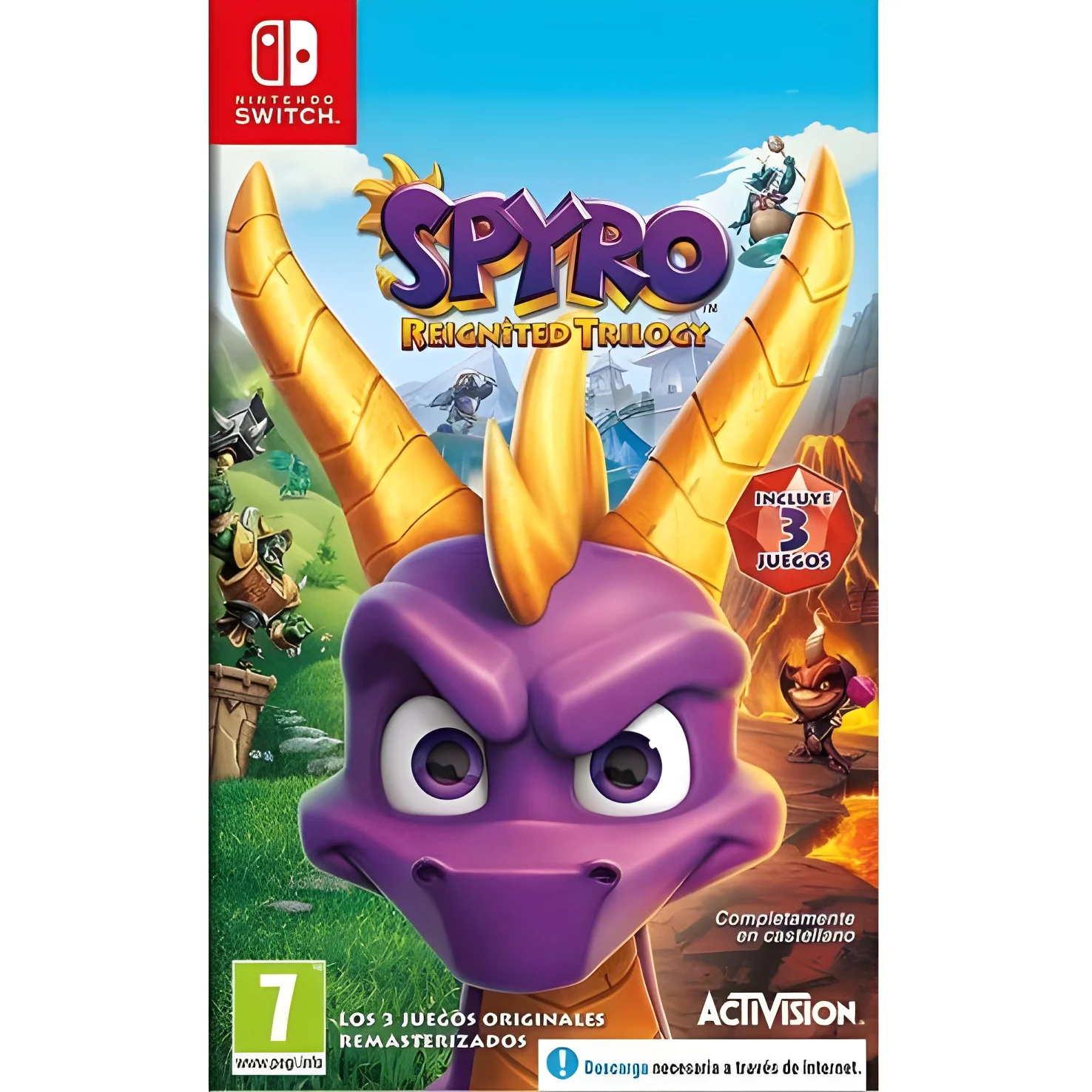 Spyro Reignited Trilogy - Nintendo Switch - Nuevo precintado - PAL España