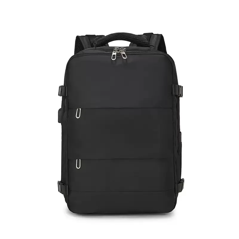 Mochila Viaje Cabina Avion 40x20x25, Mochila de Cabina para Ryanair, Maletas de Viaje Cabina, Travel Backpack, Mochila Portatil Hombre Mujer, Equipaje de Mano Bolso Mochilas 20L - Negro