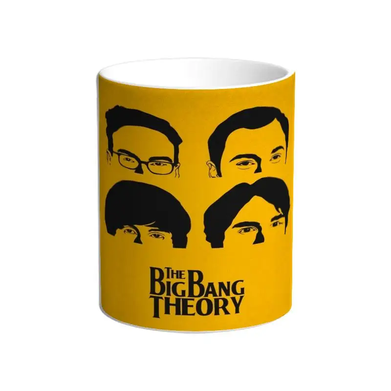 Big Bang Theory Cup. Sheldon Cooper. Penny. Leonard. Howard. Amy