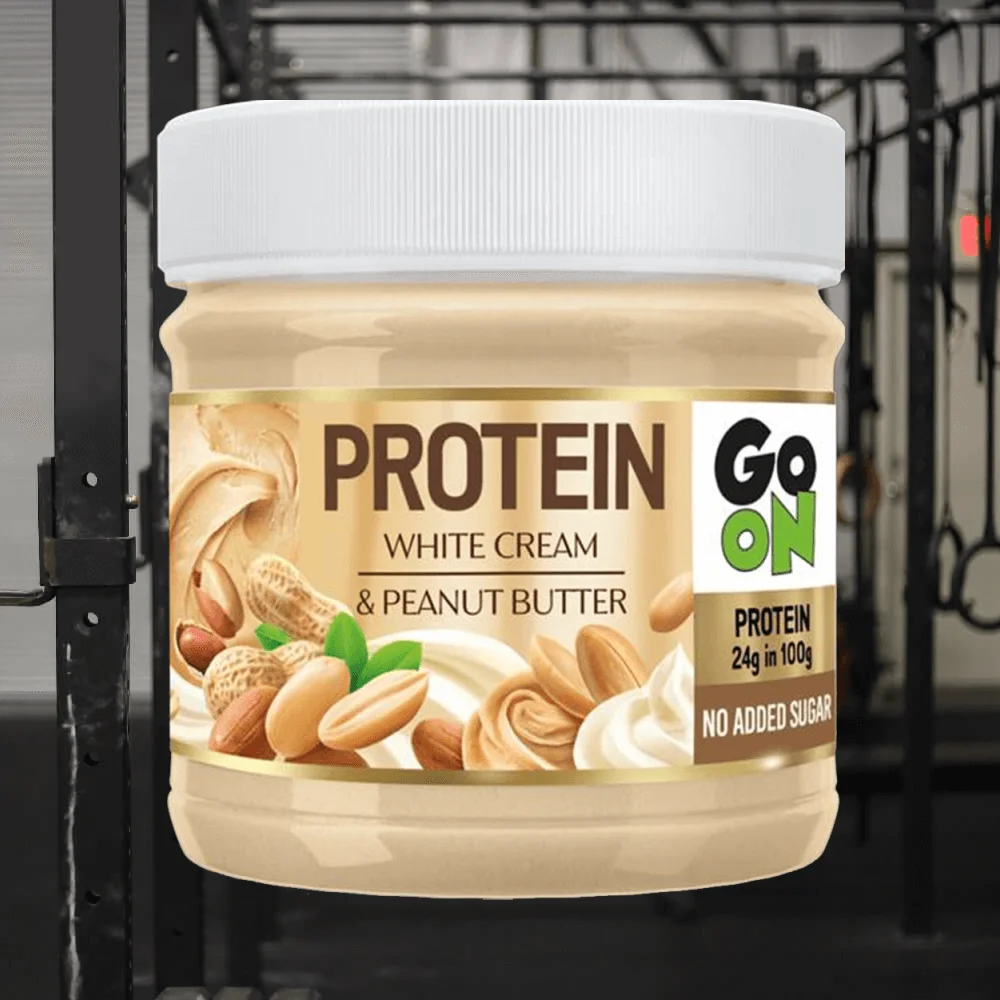 PROTEIN PEANUT BUTTER (180G) white CHOCOLATE-Go On without added sugar delicious flavor