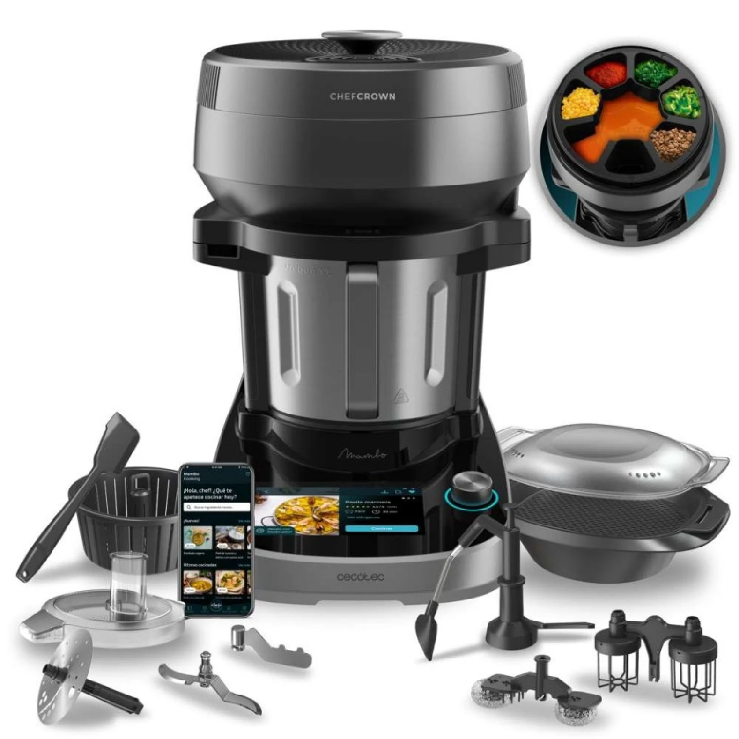Robot multifunción Mambo CooKing Unique Cecotec