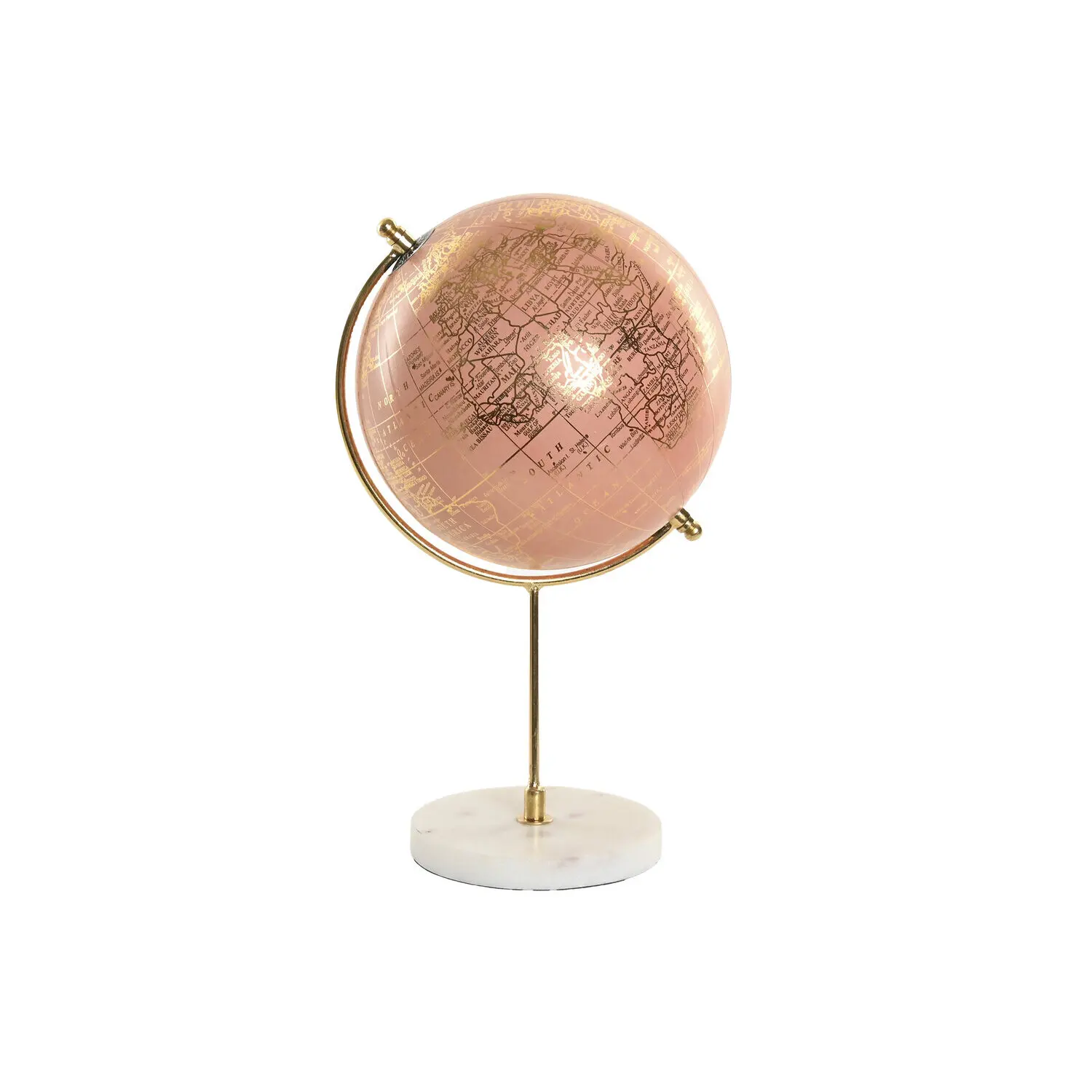Globo terraqueo pvc hierro 18x18x30 rosa El mejor complemeto para tu hogar.