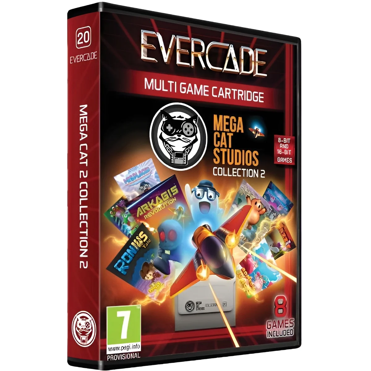 Cartucho Evercade Mega Cat Studios Collection 2 - Nuevo precintado - PAL España