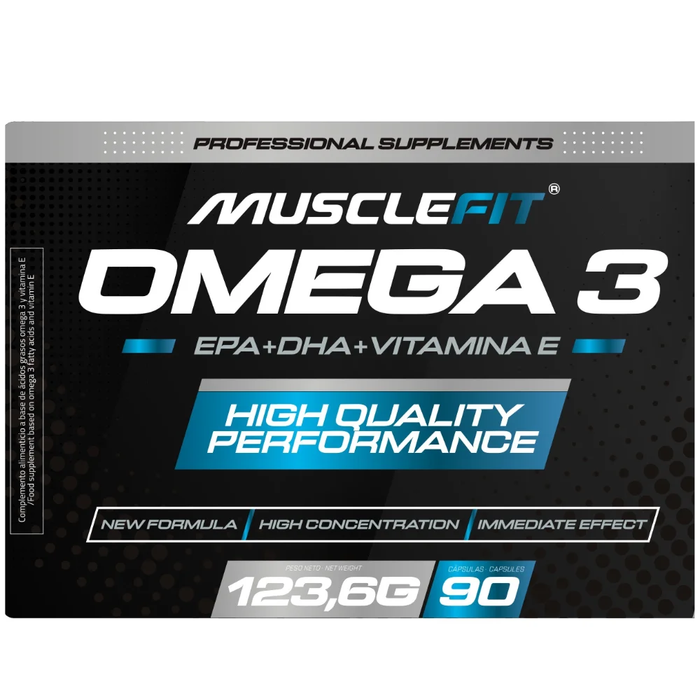 Omega 3 - MuscleFit│ 90 capsulas│vitamins and minerals