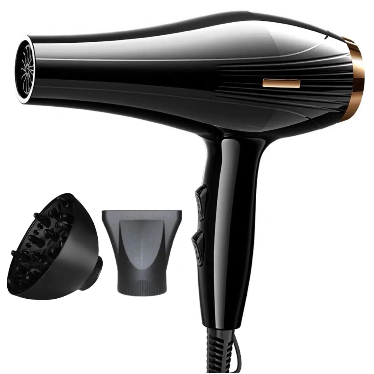 SAEDAY Secador de Pelo Profesional Iónico5000W Secador con Difusor Rizado y 1Boquillas, 40 Millones de Iones Negativos Antiencrespamiento Para Hogar   3 Temperaturas 2 Velocidades