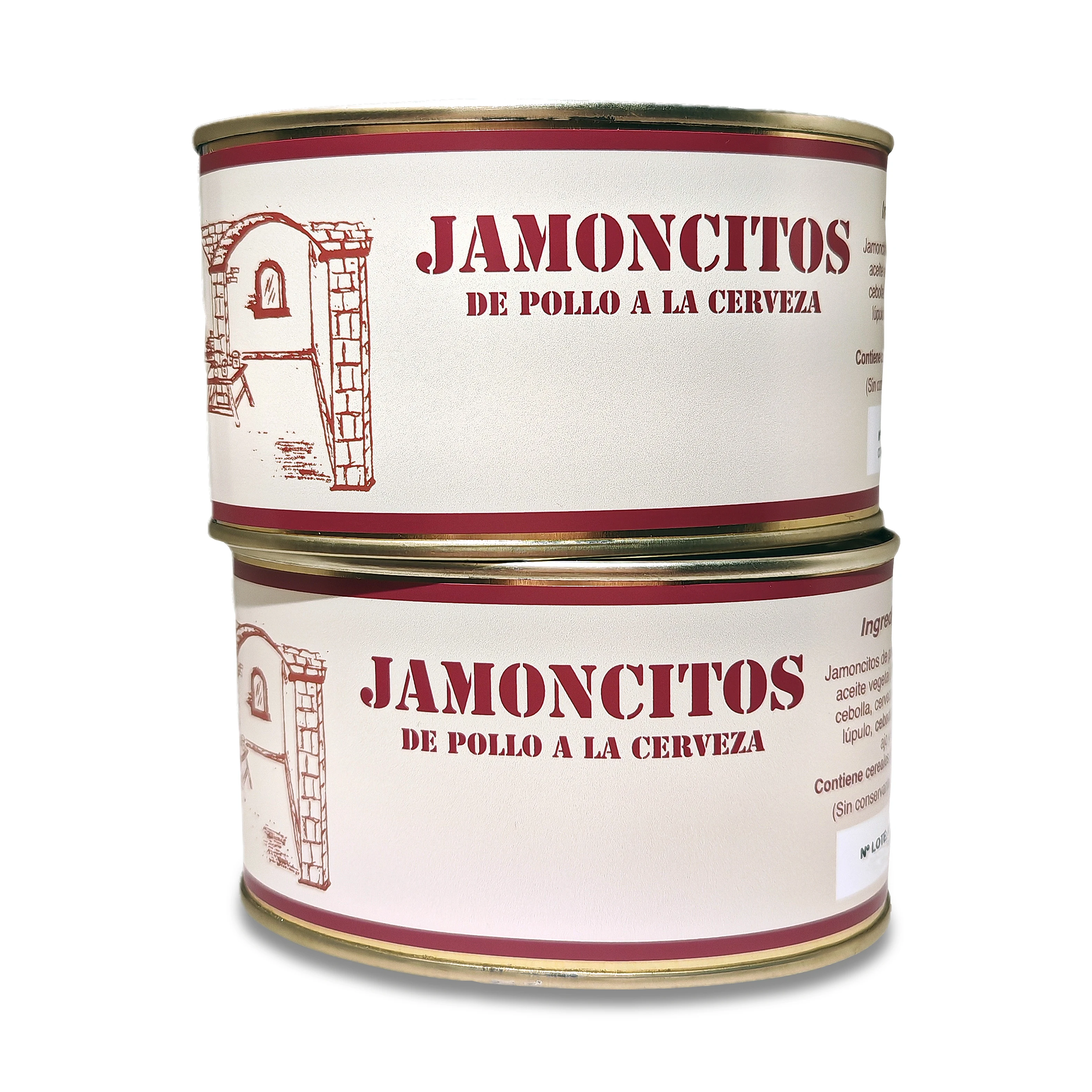 Jamoncitos de pollo a la cerveza de Escabeches Antaño (Pack de 2 unidades de 480gr)