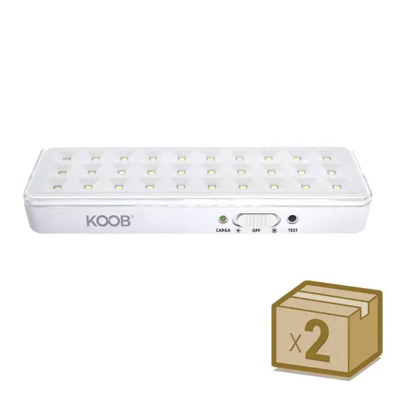 Ledbox pack 2 x emerlux f515 led emergency light, non-permanent, cool white. Led interior lighting, led emergency lights