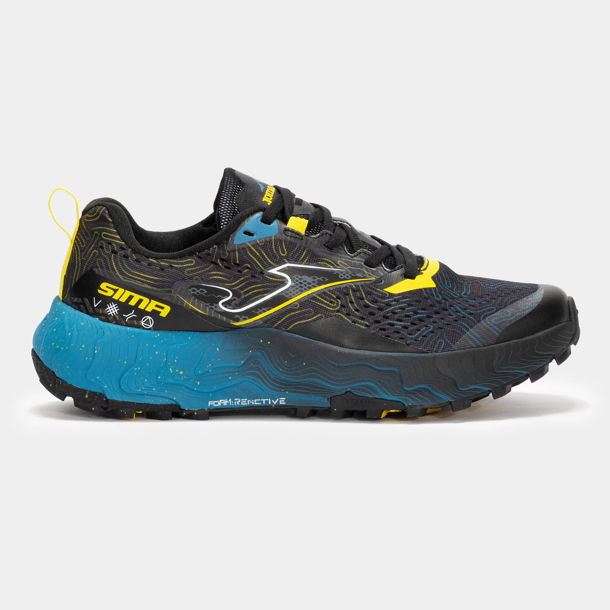 Zapatilla Trekking Hombre Joma Sima 2501 Negro Azul Resistente