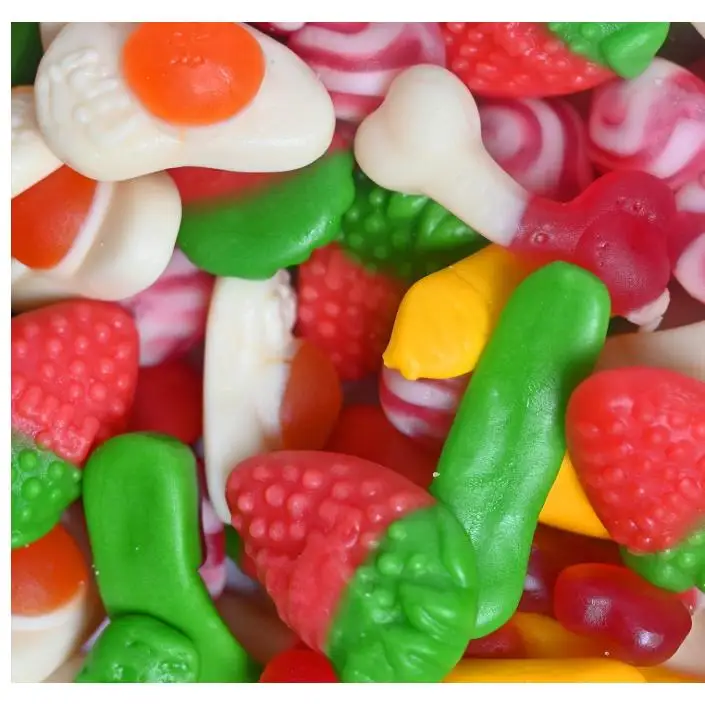 FINI CINEMA MIX 1KG, Surtido de golosinas en formato brillo. Encontrarás Dedos, Huevos, Besos Twisty, Huesos y Fresas. 1 Kg, con unas 143U aproximadamente. MEZCLA PERFECTA SABOR TOP ORIGINAL