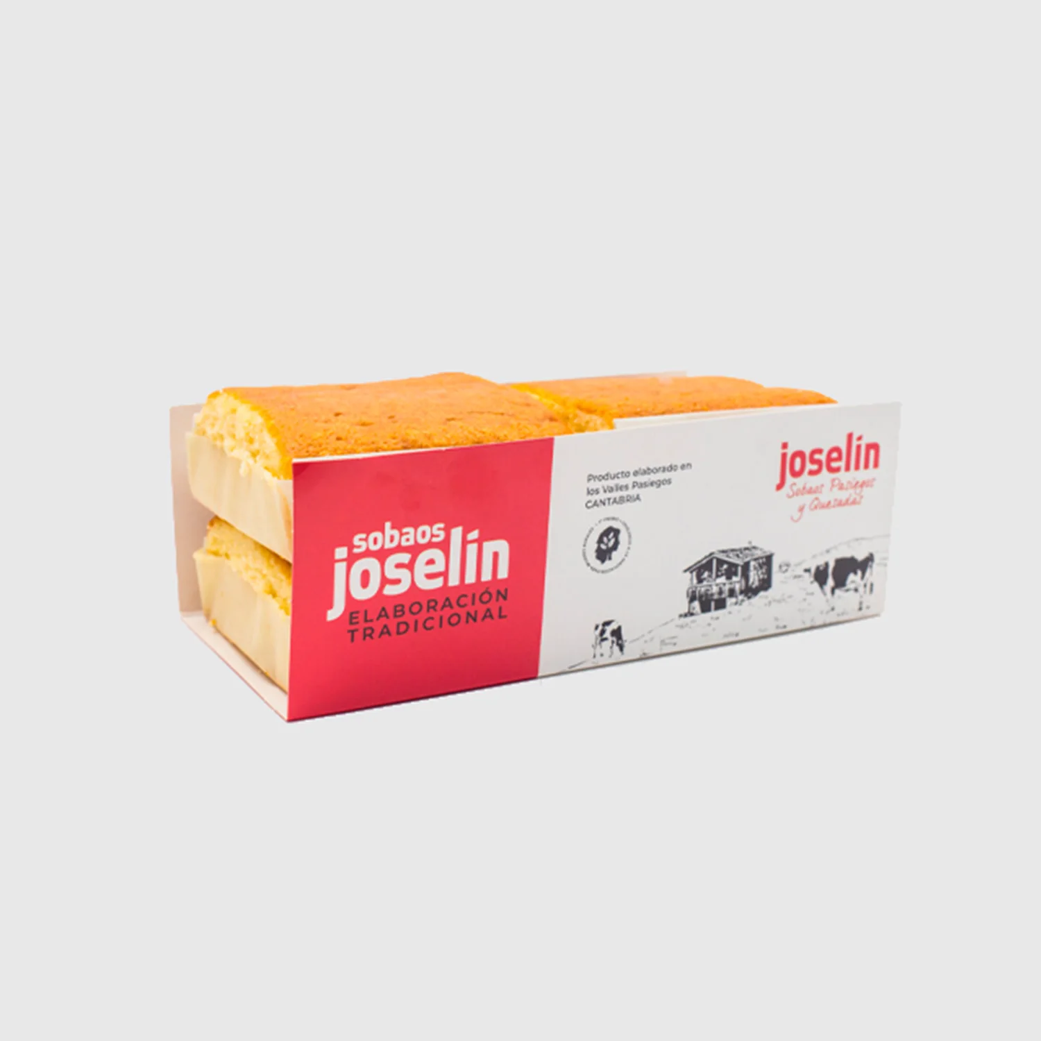 Joselín large passages sobaos – pack of 4 units (575 g) – with margarine, individually wrapped in paraffined paper #3