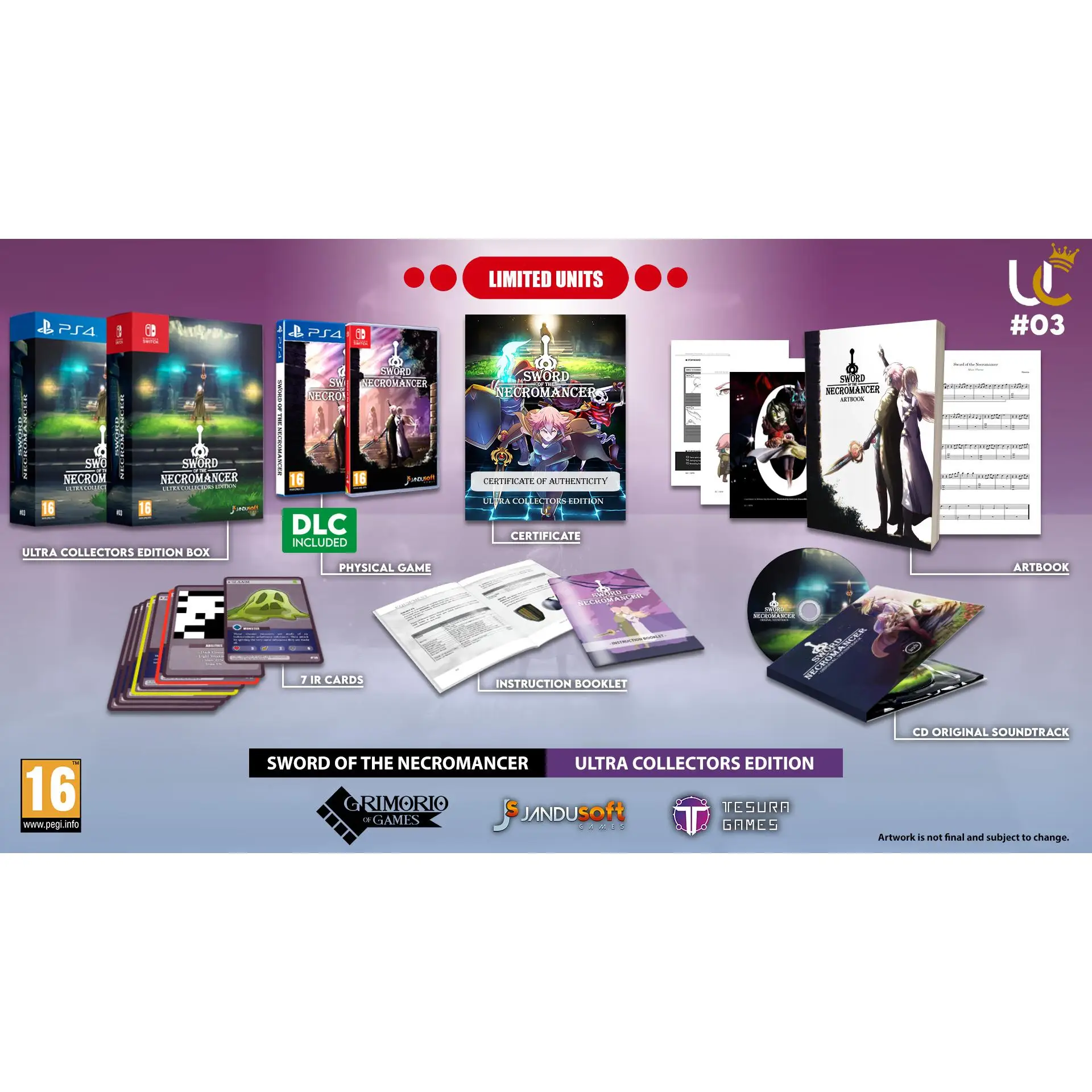Sword of the Necromancer Ed. Coleccionista - Nintendo Switch - Nuevo precintado