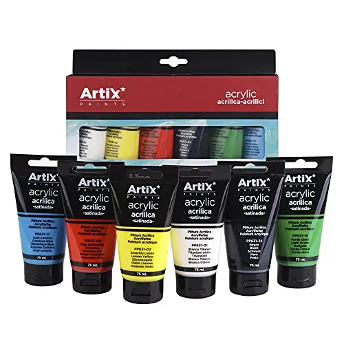 MP - Set of acrylic paints for crafts and professional use