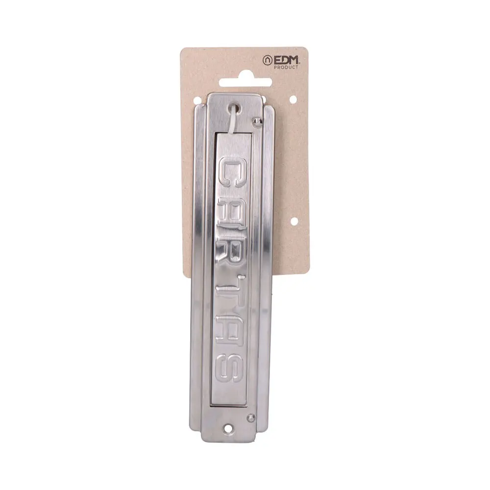 PLACAS BUZON INOX. 22X25CM