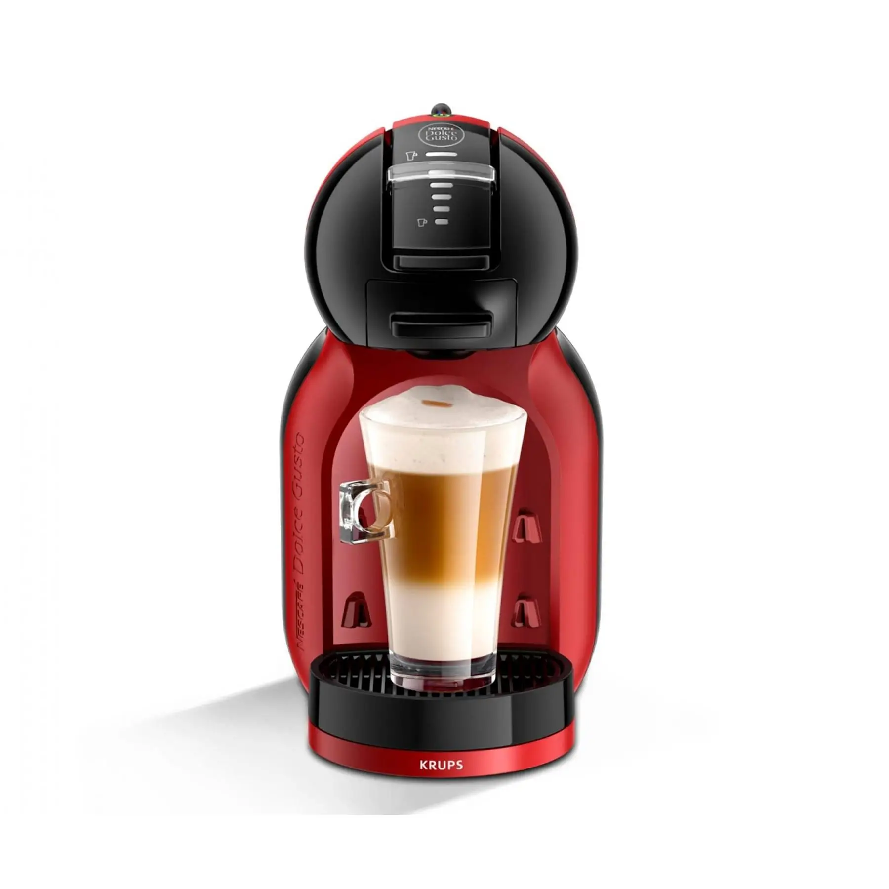 KRUPS KP123H Mini Me Nescafé Dolce Gusto Coffee Maker, 1500W, 15 Bar Pressure, 0.8L Capacity, Automatic Eco Mode, Multi-Drink Options for Espresso, Cappuccino, and More, Perfect for Home or Office Use