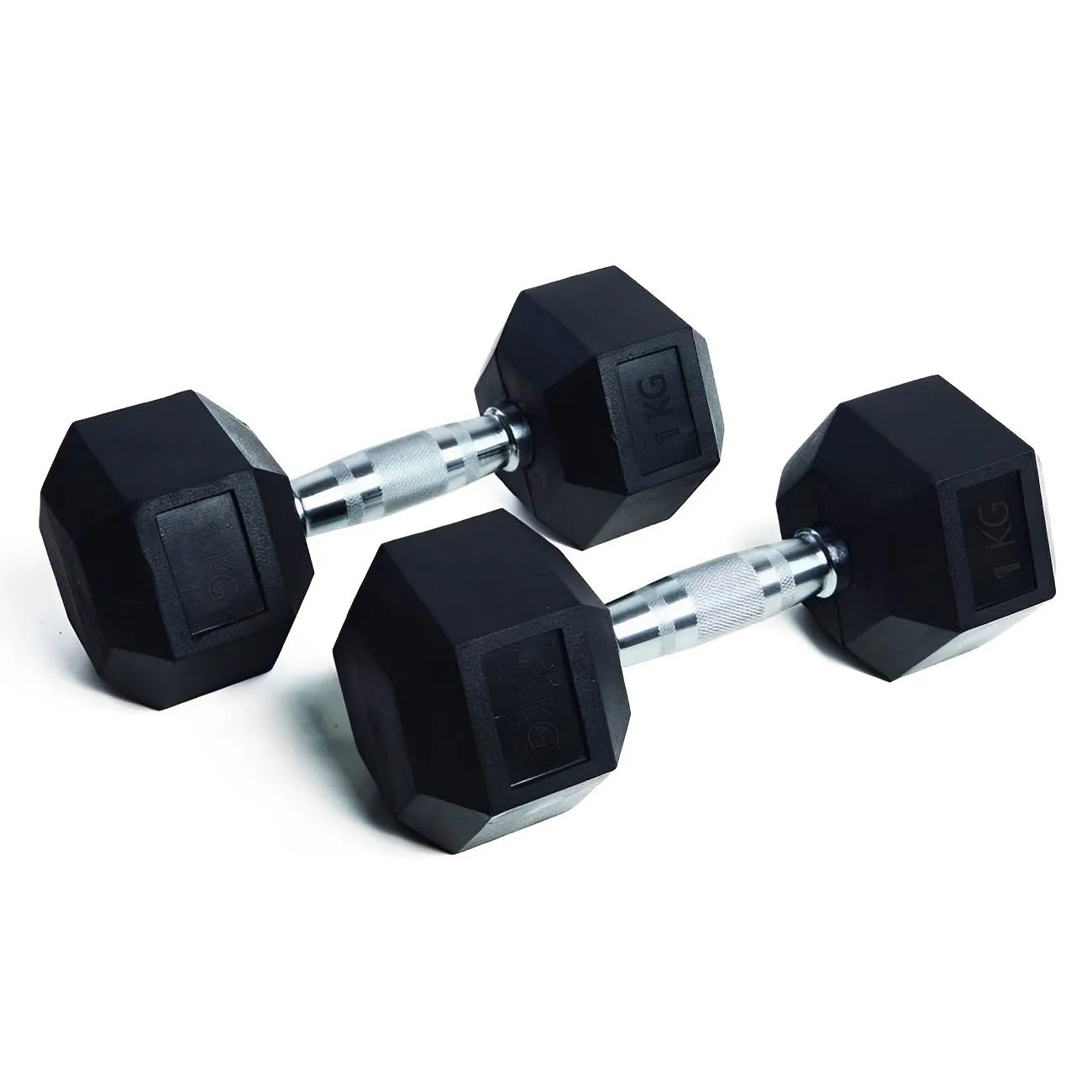 OZIO FITNESS Mancuernas Hexagonales 1kg (par) Fitness Musculación
