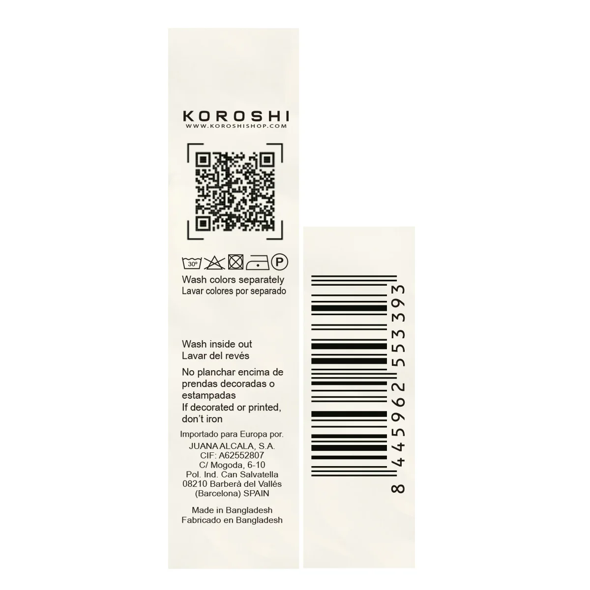 Koroshi Jersey de cuello cruzado con cremallera | estilo versátil