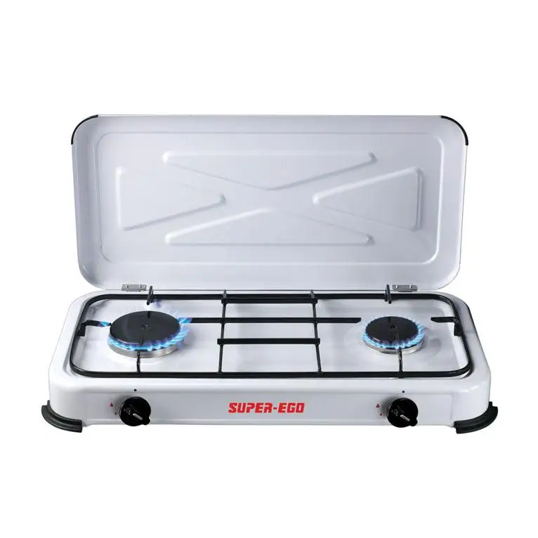 Super-Ego Cocina portátil a butano 2 quemadores