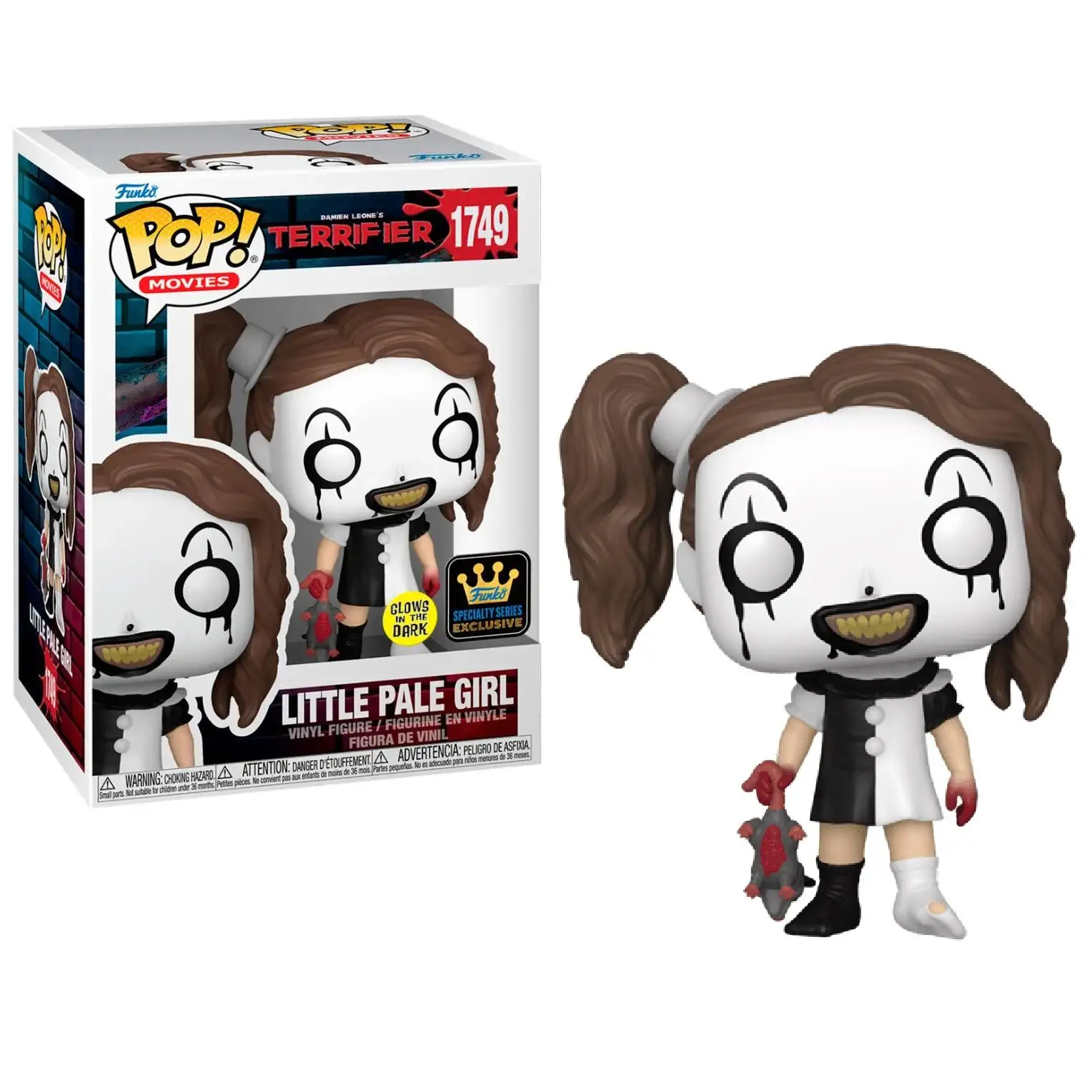 Funko Pop Little Pale Girl Terrifier Glows Exclusive 1749