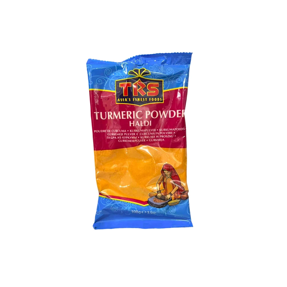 Cúrcuma en Polvo TRS 100g | Especia Natural Haldi para Curry, Cocina Saludable y Recetas Asiáticas