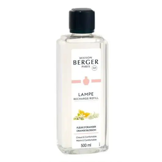 Recarga Berger Fleur D'Oranger 500 Ml - Aroma de Flor de Azahar y Jazmín