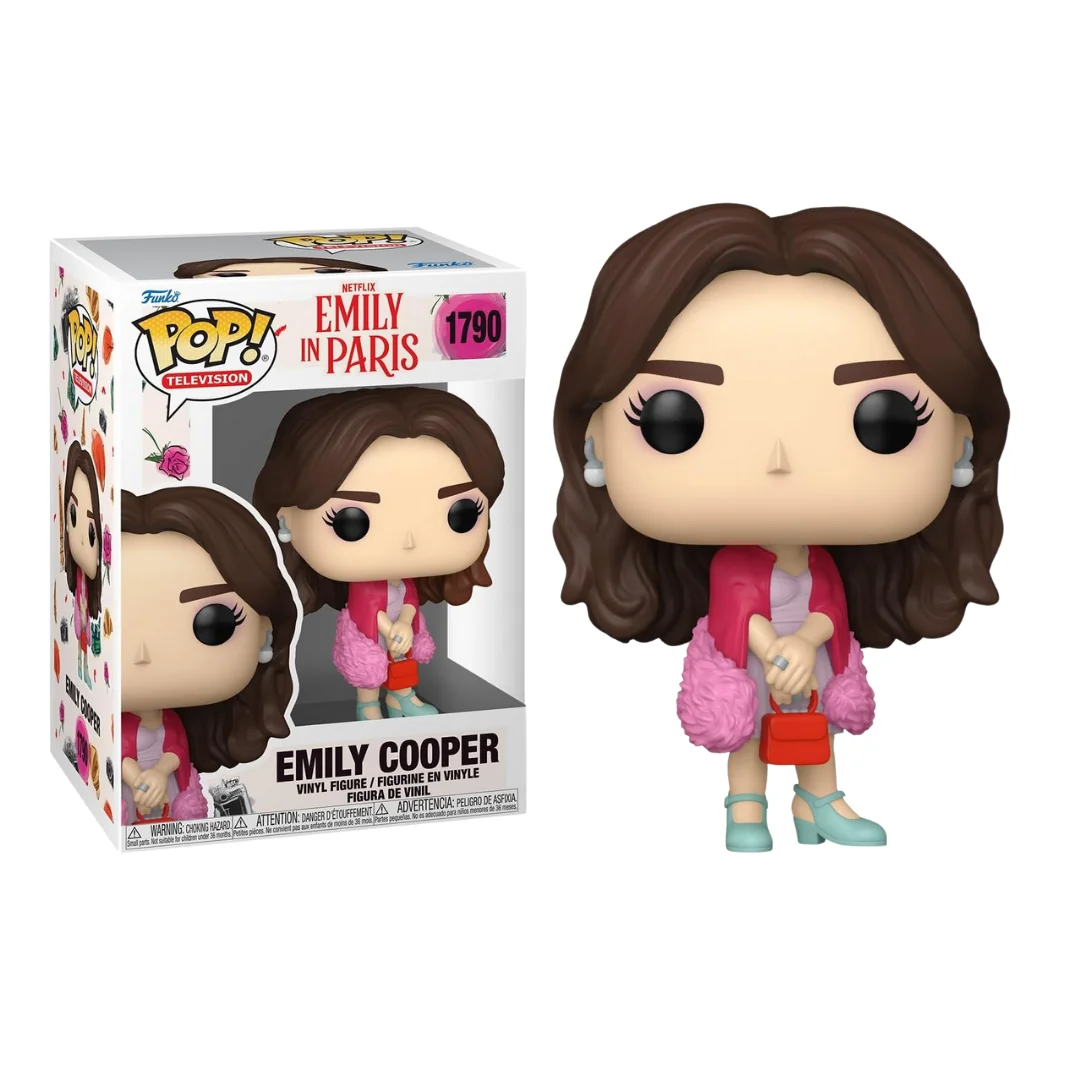 FUNKO POP! EMILY EN PARÍS - EMILY COOPER, 86259, Nº 1790, TIENDA CON LICENCIA OFICIAL, ENVÍO 24-48 HORAS PENÍNSULA, FIGURA, MUÑECO, JUGUETE, CHICA, MUÑECA